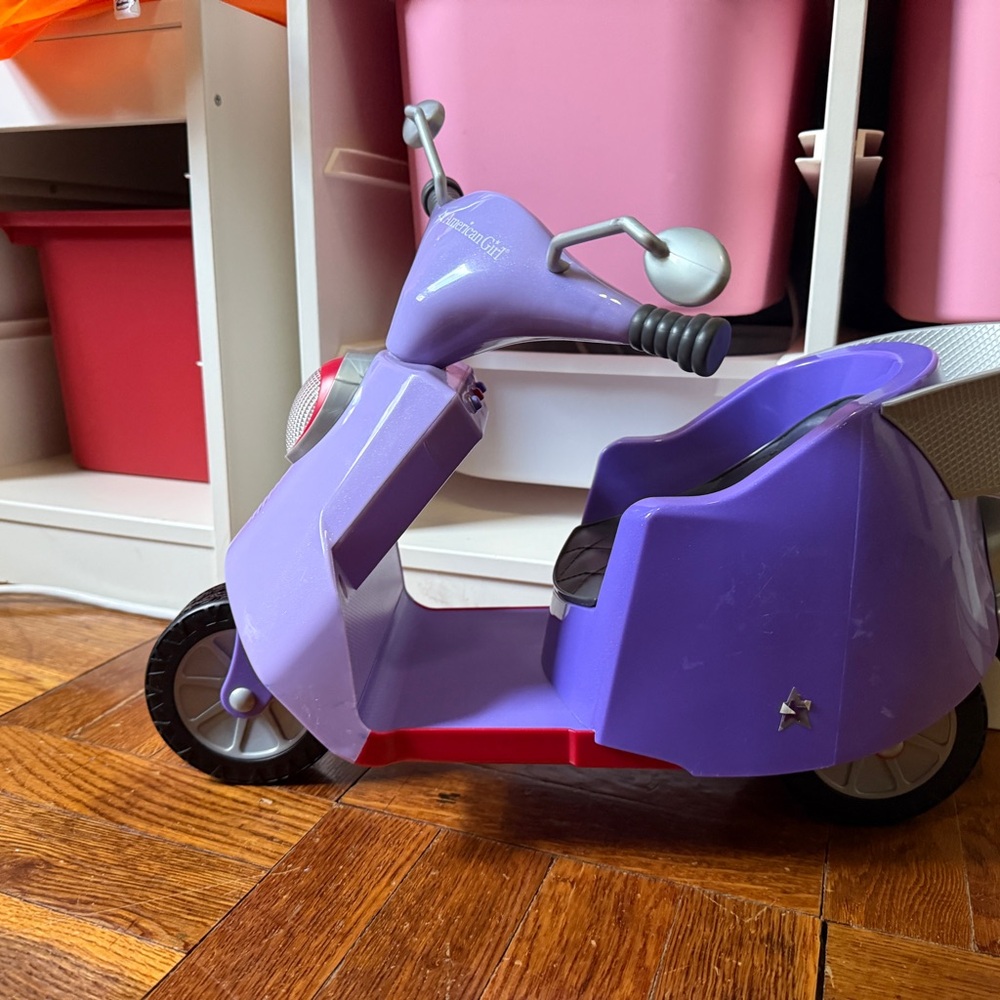 American Girl Purple Toy Scooter